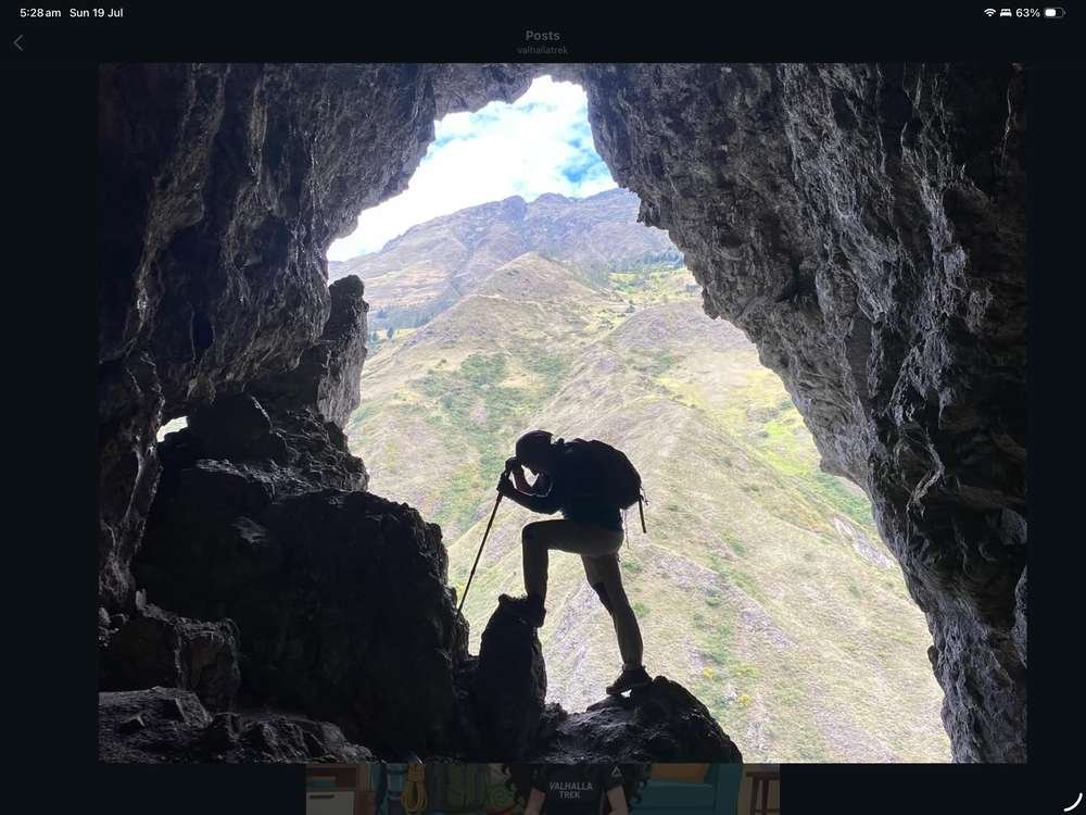 A Valhalla Trek group in the highlands